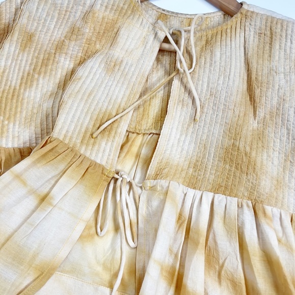 Story mfg. Mon Tie Dye Tie Back Top - Picture 4 of 16